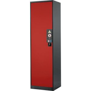 Chemikalienschrank Asecos CS-CLASSIC, Flügeltür, 3 Böden, 545x520x1950 mm, verkehrsrot Chemikalienschrank Asecos CS-CLASSIC, Flügeltür, 3 Böden, 545x520x1950 mm, verkehrsrot