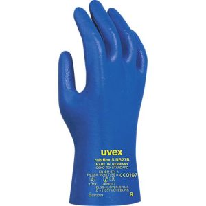 Chemikalienschutzhandschuhe uvex rubiflex S NB27B, trikotiert, NBR-beschichtet, EN 374/Typ A, ergonomisch, 10 Paar, Gr.7 Chemikalienschutzhandschuhe uvex rubiflex S NB27B, trikotiert, NBR-beschichtet, EN 374/Typ A, ergonomisch, 10 Paar, Gr.7