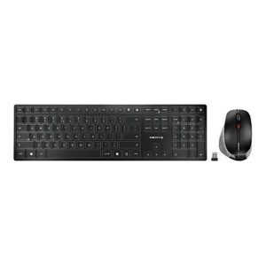 CHERRY DW 9500 SLIM – Tastatur-und-Maus-Set – kabellos – 2.4 GHz, Bluetooth 4.0 – Spanisch – Tastenschalter: CHERRY SX