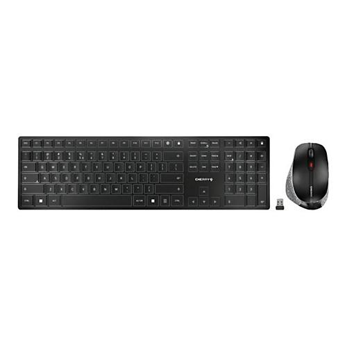 CHERRY DW 9500 SLIM - Tastatur-und-Maus-Set - kabellos - 2.4 GHz, Bluetooth 4.0 - Spanisch - Tastenschalter: CHERRY SX