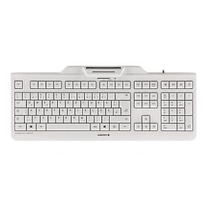 CHERRY KC 1000 SC – Tastatur – USB – Pan-Nordic – Tastenschalter: CHERRY LPK – Pale Gray