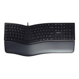 CHERRY KC 4500 ERGO – Tastatur – QWERTY – US mit Euro-Symbol – Schwarz