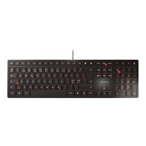 CHERRY KC 6000 SLIM – Tastatur – USB – Pan-Nordic – Tastenschalter: CHERRY SX – Schwarz