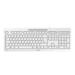 CHERRY STREAM KEYBOARD – Tastatur – Deutsch – White Gray CHERRY STREAM KEYBOARD – Tastatur – Deutsch – White Gray