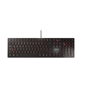 Cherry Tastatur KC 6000 Slim, QWERTZ, 105 + 6 Tasten, Status LEDs für CAPS LOCK, NUM & SCROLL, schwarz Cherry Tastatur KC 6000 Slim, QWERTZ, 105 + 6 Tasten, Status LEDs für CAPS LOCK, NUM & SCROLL, schwarz