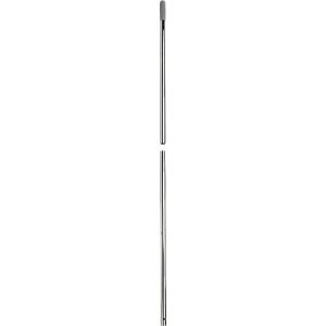 Chromstiel, 2-teilig, Länge 1400 mm, mit Bohrung Chromstiel, 2-teilig, Länge 1400 mm, mit Bohrung