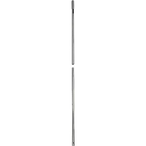 Chromstiel, 2-teilig, Länge 1400 mm, mit Bohrung
