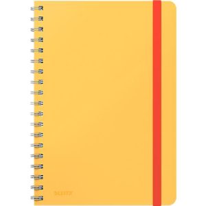 Collegeblock Leitz Cosy, DIN B5, kariert, spiralgebunden, 100 g/m² Papier, 80 Blatt, gelb Collegeblock Leitz Cosy, DIN B5, kariert, spiralgebunden, 100 g/m² Papier, 80 Blatt, gelb
