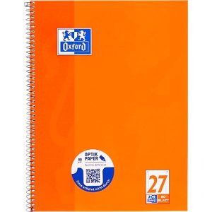Collegeblock Oxford A4+, 80 Blatt, 90g/m², 4-fach gelocht, Rand rechts & links, liniert, 10 Stück Collegeblock Oxford A4+, 80 Blatt, 90g/m², 4-fach gelocht, Rand rechts & links, liniert, 10 Stück