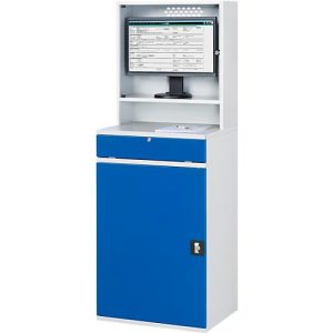 Computer-Schrank Typ 650-M65, B 650 x T 520 x H 1770 mm, stationär Computer-Schrank Typ 650-M65, B 650 x T 520 x H 1770 mm, stationär