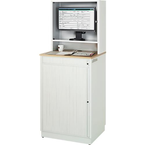 Computer-Station adlatus Typ 2015, B 720 x T 660 x H 1810 mm, stationär