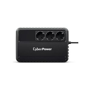 CyberPower BU Series BU650EU – USV – 360 Watt – 650 VA – Ausgangsanschlüsse: 3 – Schwarz