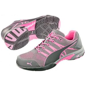 Damen-Sicherheitsschuh Puma Safety Celerity Knit Pink Wns Low, S1, Stahlkappe, Größe 36 Damen-Sicherheitsschuh Puma Safety Celerity Knit Pink Wns Low, S1, Stahlkappe, Größe 36