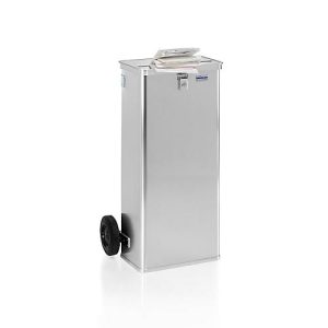 Datenentsorgungsbehälter D1009/120 H, Inhalt 120 L, mit Rädern, Schlitz 420 x 27 mm Datenentsorgungsbehälter D1009/120 H, Inhalt 120 L, mit Rädern, Schlitz 420 x 27 mm