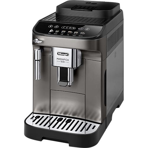 De'Longhi Kaffeevollautomat Magnifica Evo ECAM290.42.TB, für Bohnen/Pulver, bis 1,8 l/250 g, 6 Direktwahltasten, Milchaufschäumer, titangrau-schwarz