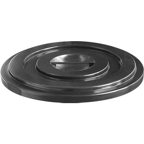 Deckel aus HDPE, 75 Liter, schwarz