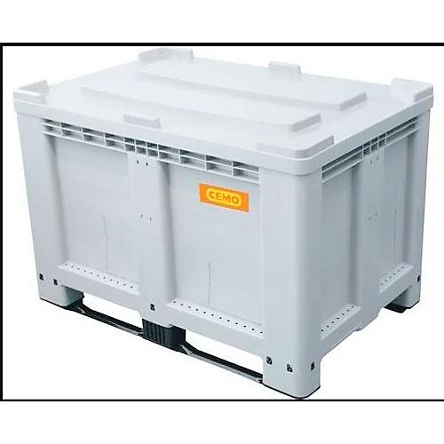 Deckel Cemo, für Logistikbox 300 l, lebensmittelecht, Polyethylen, grau
