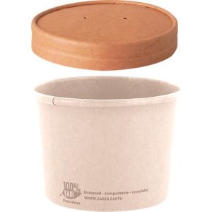 Deckel Papstar pure, für Suppenbecher, Ø 98 mm, 25 Stk., kompostierbar, Frischfaser-Karton, braun Deckel Papstar pure, für Suppenbecher, Ø 98 mm, 25 Stk., kompostierbar, Frischfaser-Karton, braun