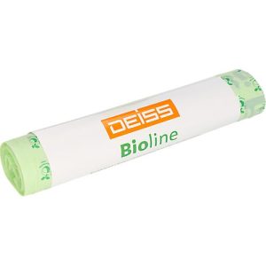 DEISS Bioline Bioabfallsäcke, Biofolie Ecovio, natur, B 500+450 x H 1350, 120 Liter, 100 Stück DEISS Bioline Bioabfallsäcke, Biofolie Ecovio, natur, B 500+450 x H 1350, 120 Liter, 100 Stück
