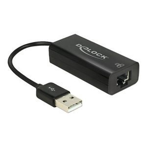 Delock Adapter USB 2.0 > LAN 10/100 Mb/s – Netzwerkadapter – USB 2.0 – 10/100 Ethernet
