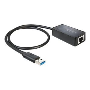 Delock Adapter USB 3.0 > Gigabit LAN 10/100/1000 Mb/s – Netzwerkadapter – USB 3.0 – Gigabit Ethernet