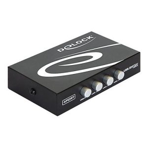 Delock Switch USB 2.0 4 port manual – USB-Umschalter für die gemeinsame Nutzung von Peripheriegeräten – 4 Anschlüsse Delock Switch USB 2.0 4 port manual – USB-Umschalter für die gemeinsame Nutzung von Peripheriegeräten – 4 Anschlüsse