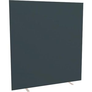 Design-Trennwand Paperflow, Stoffbespannung anthrazit, schwer entflammbar gemäß DIN 4102 (B1), desinfektionsmittelbeständig, B 1600 x T 390 x H 1740 mm Design-Trennwand Paperflow, Stoffbespannung anthrazit, schwer entflammbar gemäß DIN 4102 (B1), desinfektionsmittelbeständig, B 1600 x T 390 x H 1740 mm