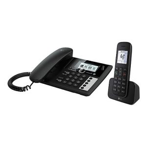 Deutsche Telekom Sinus PA 207 plus 1 – Mit Schnur/schnurlos – Anrufbeantworter – DECTGAP – Schwarz + zusätzliches Handset Deutsche Telekom Sinus PA 207 plus 1 – Mit Schnur/schnurlos – Anrufbeantworter – DECTGAP – Schwarz + zusätzliches Handset