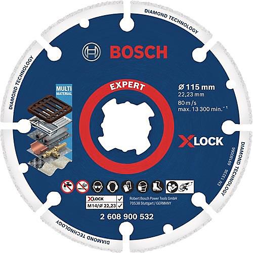 Diamanttrennscheibe Expert Diamond Metal Wheel X-LOCK D.125mm