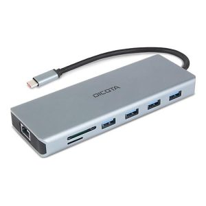 DICOTA – Dockingstation – USB-C – DP, HDMI – 1GbE DICOTA – Dockingstation – USB-C – DP, HDMI – 1GbE