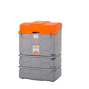 Dieseltank CEMO CUBE Outdoor Basic, 1000 l Volumen, Klappdeckel, 230 V Elektropumpe, B 1200 x T 800 x H 1800 mm Dieseltank CEMO CUBE Outdoor Basic, 1000 l Volumen, Klappdeckel, 230 V Elektropumpe, B 1200 x T 800 x H 1800 mm