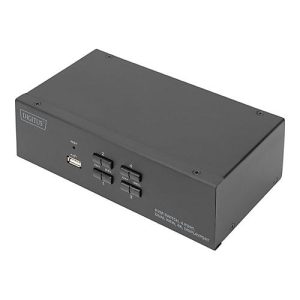 DIGITUS – KVM-/Audio-/USB-Switch – 4 x KVM port(s) – 1 lokaler Benutzer – Desktop DIGITUS – KVM-/Audio-/USB-Switch – 4 x KVM port(s) – 1 lokaler Benutzer – Desktop