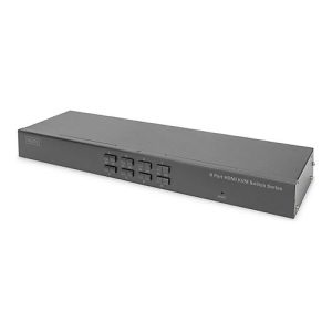 DIGITUS – KVM-Switch – HDMI – 8 x KVM port(s) – 1 lokaler Benutzer – an Rack montierbar DIGITUS – KVM-Switch – HDMI – 8 x KVM port(s) – 1 lokaler Benutzer – an Rack montierbar