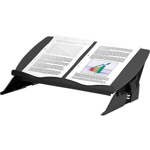 Dokumentenhalter Fellowes Easy Glide, höhen- & tiefenverstellbar, ergonomisch, schwarz/grau