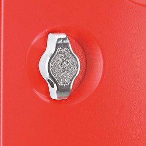 Drehriegel SSI Schäfer, zur Nachrüstung von SSI Schäfer Spinden, für Vorhängeschlösser mit Bügelstärke 5-7 mm, Drehwinkel von 90° Drehriegel SSI Schäfer, zur Nachrüstung von SSI Schäfer Spinden, für Vorhängeschlösser mit Bügelstärke 5-7 mm, Drehwinkel von 90°