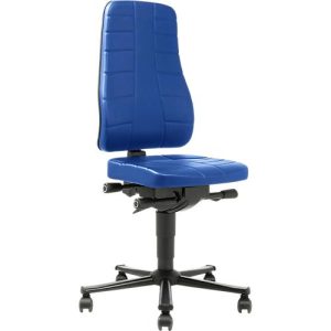 Drehstuhl All-in-One 9643, Kunstlederpolster, blau Drehstuhl All-in-One 9643, Kunstlederpolster, blau