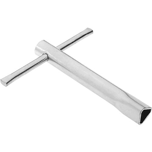 Dreikantschlüssel für Stahlpoller, L 140 mm, mit Knebelstange L 130 mm