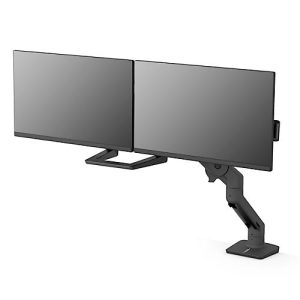 Dual-Monitorarm Ergotron HX, bis 32 Zoll je Arm, höhen-/tiefenverstellbar, Neigungsfunktion, VESA, matt-schwarz Dual-Monitorarm Ergotron HX, bis 32 Zoll je Arm, höhen-/tiefenverstellbar, Neigungsfunktion, VESA, matt-schwarz