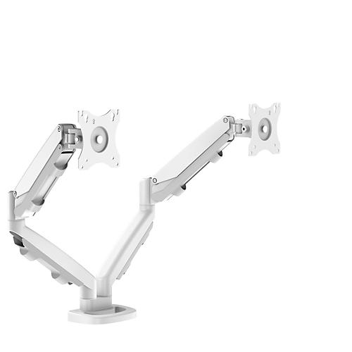 Dual Monitorarm Fellowes Eppa™, bis 39' Gesamtbreite, VESA, dreh-/schwenk-/neig-/höhenverstellbar, weiß