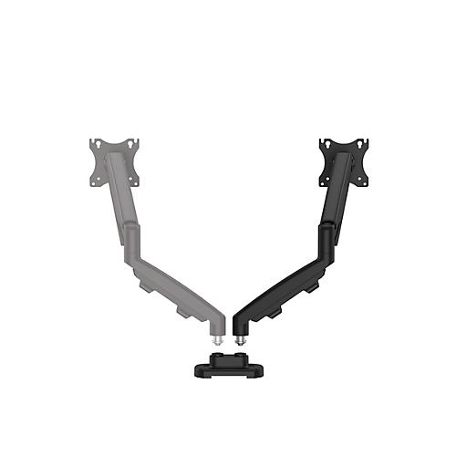 Dual Monitorarm Set Fellowes Eppa™, für bis zu 2 Monitore mit jeweils 39' Gesamtbreite, VESA, dreh-/schwenk-/neig-/höhenverstellbar, schwarz