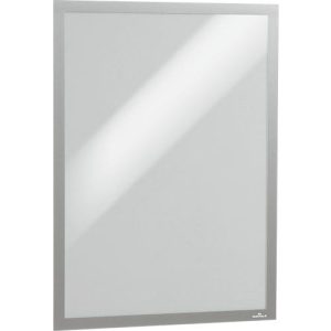 Durable Inforahmen DURAFRAME® Poster, A2 Hoch-/Querformat, für 2 Poster, selbstklebend, aufklappbarer Magnetrahmen, B 465 x T 28 x H 639 mm, PET, silber Durable Inforahmen DURAFRAME® Poster, A2 Hoch-/Querformat, für 2 Poster, selbstklebend, aufklappbarer Magnetrahmen, B 465 x T 28 x H 639 mm, PET, silber