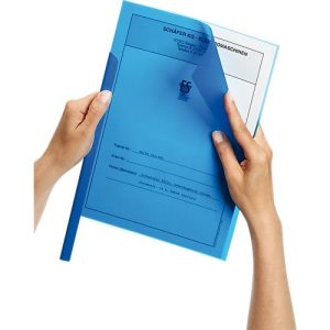 Durable Klemmschienenhülle, Polypropylen, 220 my, 50 Stück, blau