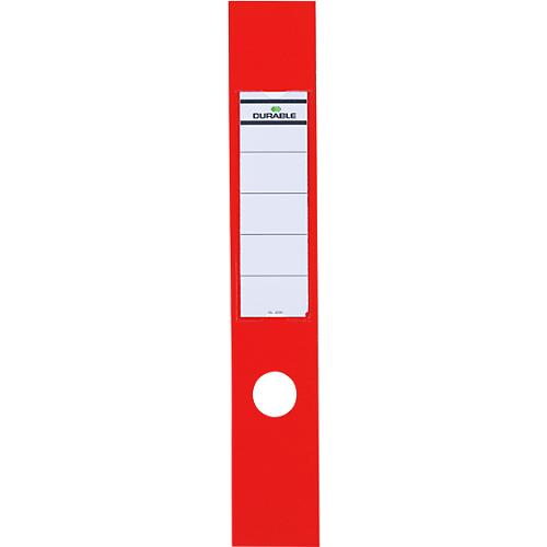 Durable Ordnerrückenschilder Ordofix, Rückenbreite 60 mm, selbstklebend, 10 Stück, rot