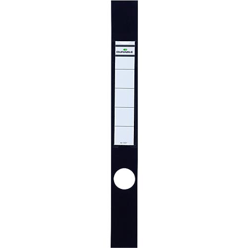 Durable Ordnerrückenschilder Ordofix, Rückenbreite 60 mm, selbstklebend, 10 Stück, schwarz