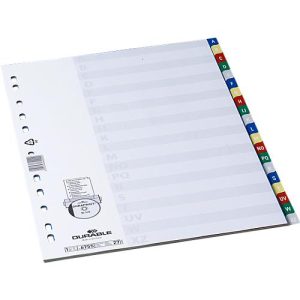 Durable PP-Register, Buchstaben A-Z Durable PP-Register, Buchstaben A-Z
