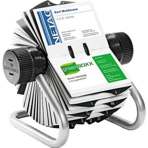 Durable Rollkartei Visifix, für 400 Karten, silber Durable Rollkartei Visifix, für 400 Karten, silber