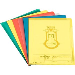 Durable Sichthülle, DIN A4, 100 Stück, farbig sortiert Durable Sichthülle, DIN A4, 100 Stück, farbig sortiert