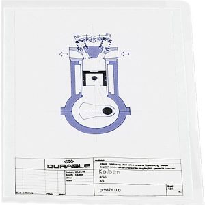 Durable Sichthülle PP, DIN A4, glasklar, 10 Stück