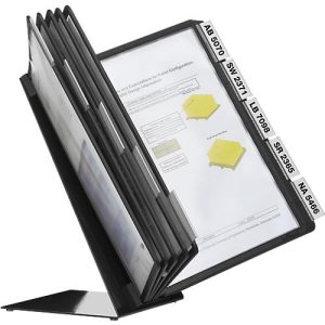 Durable Vario Table 10 Tischständer-Set, schwarz Durable Vario Table 10 Tischständer-Set, schwarz