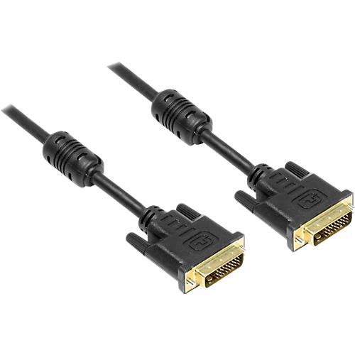 DVI-D Anschlusskabel, 24+1 / 3 m, schwarz